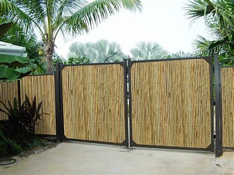 Natural Bamboo Fence – Sunset Bamboo