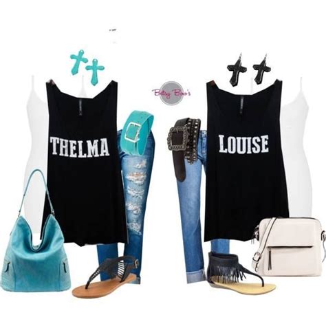 best Friends Thelma and Louise outfits. | Fashion, Louis, Casual