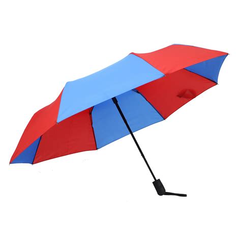 Two Tune Color Folding Umbrella 3 Fold Auto Open Rain Umbrella China