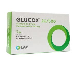 Glucox 2G 500 2Mg Comprimidos FarmaciaRD