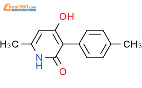 138485 60 6 2 1H Pyridinone 4 Hydroxy 6 Methyl 3 4 Methylphenyl CAS