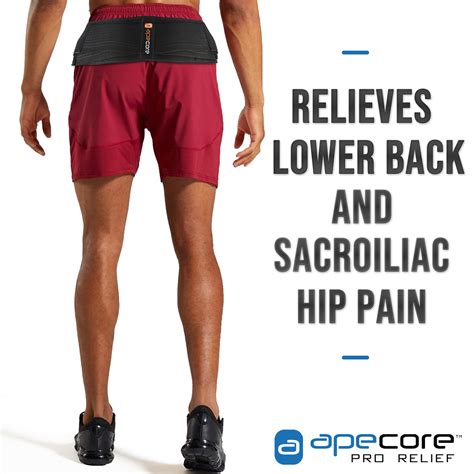 Sacroiliac SI Joint Hip Belt Lower Back Support Brace For Men And