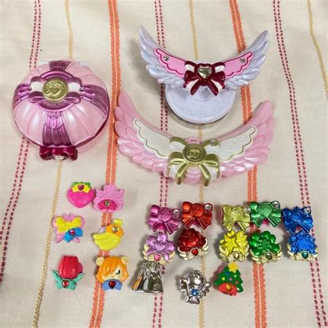 SMILE PRECURE PRETTY Cure Colorful Glitter Force Girls Pact Charm Decor