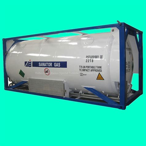 10FT 20FT 40FT 45FT T75 Un Portable Cryogenic ASME LNG ISO Tank