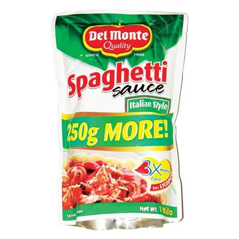 Del Monte Italian Style Spaghetti Sauce 1Kg