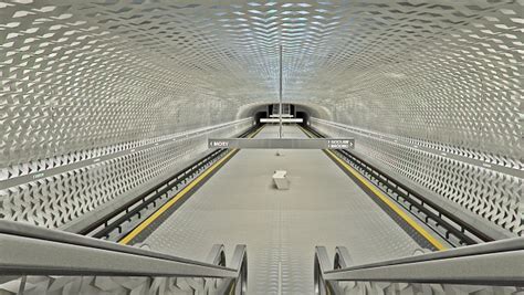 METRO STATIONS / 2nd line of the Warsaw Metro on Behance