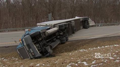 I 79 Reopens After Tractor Trailer Hauling Cabbage Overturns Wpxi