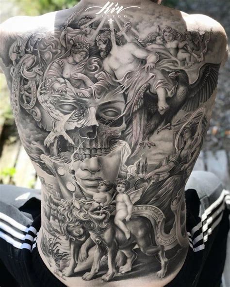 Backpiece Tattoo By Kir Tattoo New Tattoos Full Back Tattoos Back