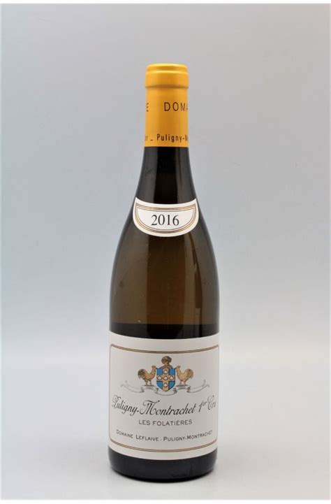 Domaine Leflaive Puligny Montrachet Er Cru Folati Res