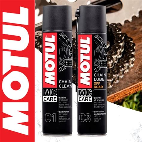 Motul C3 Lubricante De Cadenas Motul C1 Desengrasante Moto Repuestos