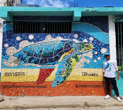 Mural en Choroní con Sensilis Oscar Olivares