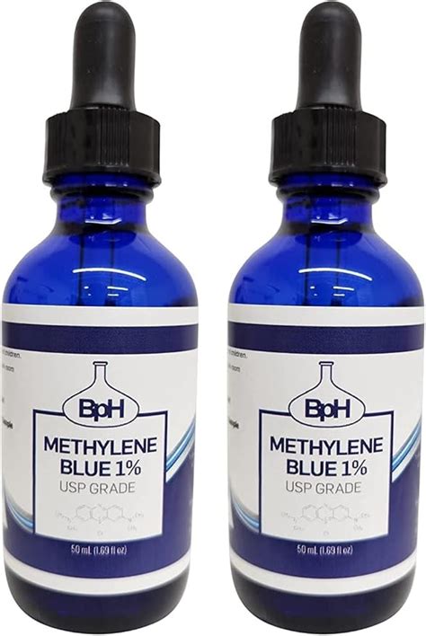 Methylene Blue Usp Pharmaceutical Grade Twin Pack Each Ml