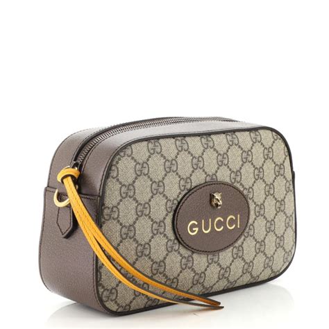 Gucci Neo Vintage Camera Messenger Bag Gg Coated Canvas At 1stdibs