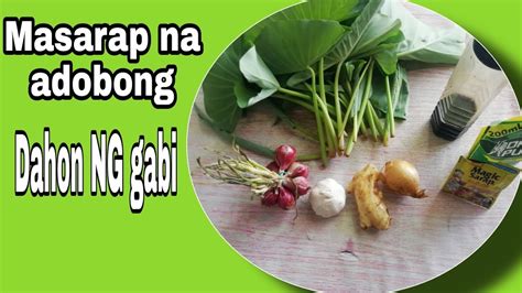 Masarap Na Adobong Dahon NG Gabi Or Laing Laingrecipe Cookingrecipes