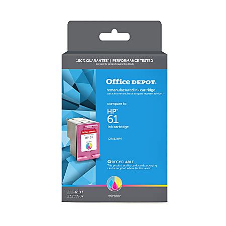 Office Depot Brand Remanufactured Tri Color Ink Cartridge Replacement