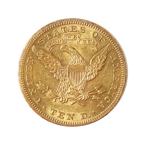 10 Gold Liberty 1898 Au Golden Eagle Coins