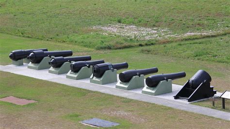 Cannon Row at Fort Moultrie (U.S. National Park Service)