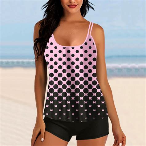 SEAOPEN Swimsuit Under 10 Womens Tankini Swimsuits 2024 Tummy Control