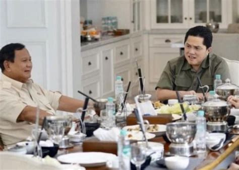 Erick Thohir Dukung Prabowo Subianto Di Pilpres 2024 Apa Alasannya