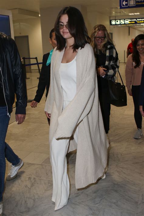 Selena Gomez In Travel Outfit Nice Airport In France 05 13 2019