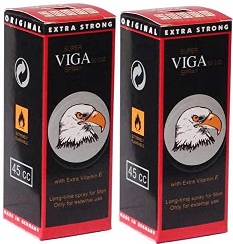 2 LOT X Viga 50000 Delay Spray For Men With Vitamin E Long Last Sex