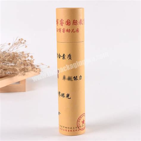 Biodegradable Food Grade Cylinder Box Tea Paper Tube Packaging