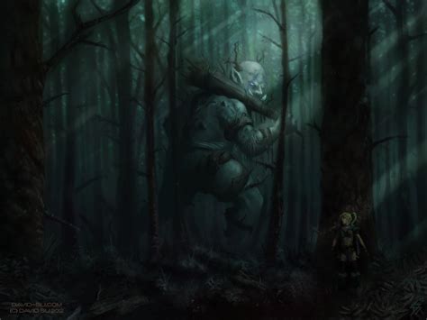 Forest Ogre Behance Behance