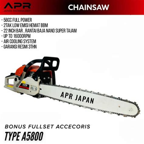 Jual Mesin Gergaji Chain Saw Japan Teknology Merk Yamamax Pro Inc