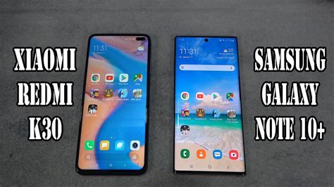 Xiaomi Redmi K30 Vs Samsung Galaxy Note 10 Plus SpeedTest And Camera