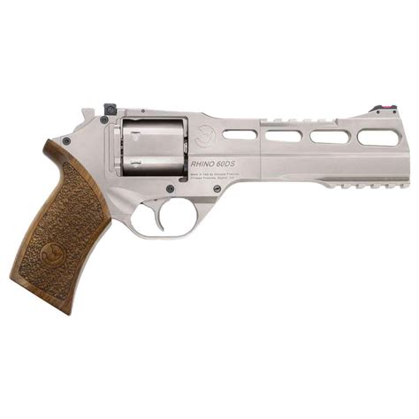 Chiappa Rhino 60sar 357 Magnum 6in Nickel Plated Revolver 6 Rounds