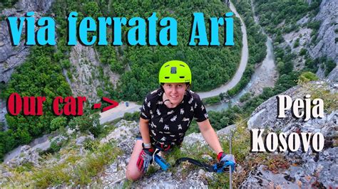 27 Balkans Climbing Awesome Via Ferrata Ari With 500m Vertical Drop