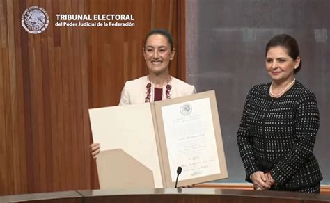 Claudia Sheinbaum Recibe Constancia De Su Victoria Y Hace Historia Como