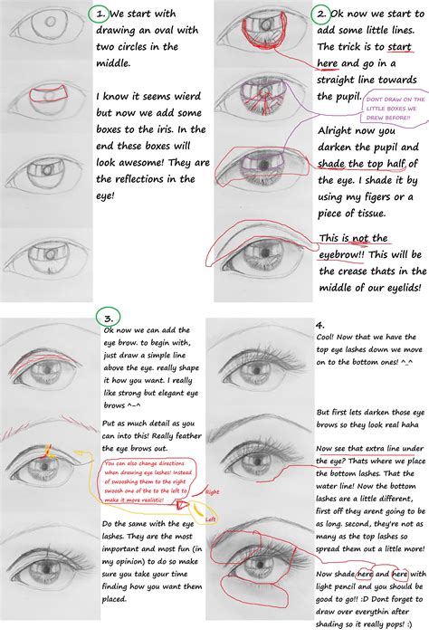 Realistic Eyes Pencil Drawing Tutorial