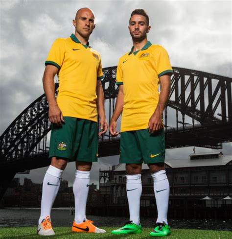 New Socceroos World Cup Jersey 2014- Nike Australia Soccer World Cup ...