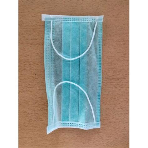 PP Non Woven Surgical Face Mask Ear Loop Packaging Size 50 Piece At