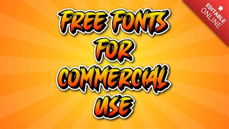 Free Fonts For Commercial Use | Text Effect Generator