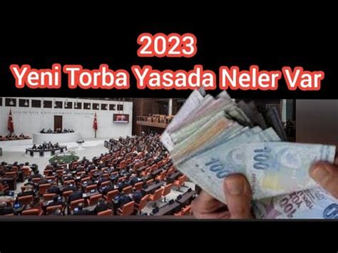 Torba Yasa Maddeleri Yeni Torba Yasada Neler Var Youtube