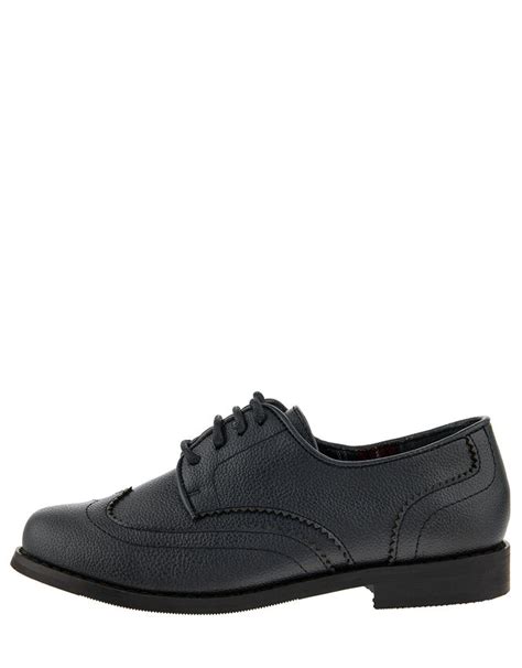 Boys Oxford Brogue Shoes Black Boys Shoes And Boots Monsoon Global