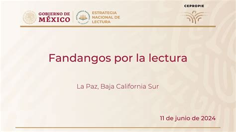 Fandangos Por La Lectura La Paz Baja California Sur 11 De Junio De