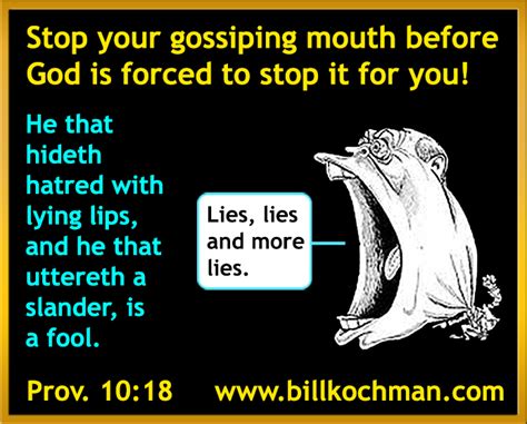 Gossip And Slander Graphic 11 Bill S Bible Basics Blog