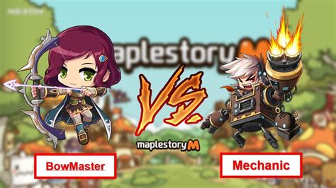 MapleStory M BowMaster VS Mechanic YouTube