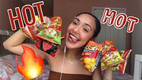 Latina Tries Hot Cheetos Asmr Giveaway Youtube