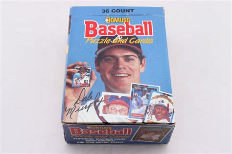 1988 Donruss Puzzle And Baseball Cards Box Of 36 Wax Packs Pristine