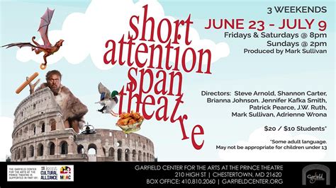 Short Attention Span Theatre | Garfield Center for the Arts at the ...