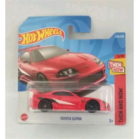 Merah Hot Wheels Toyota Supra Red Short Card Shopee Malaysia