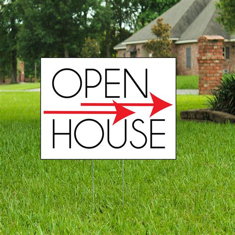 open house signs