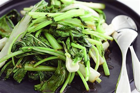 Ginger Stir Fried Chinese Greens