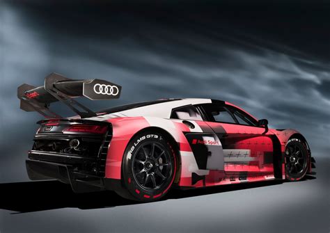 Audi R8 LMS GT3 evo II 2022 präsentiert Dieser Heckflügel