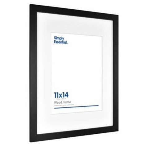 Simply Essential Gallery Inch X Inch Matted Wood Wall Frame In