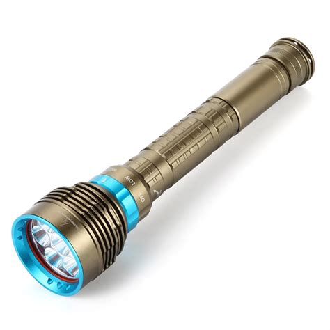 New 10000 Lumen 7x XML L2 T6 LED Diving Flashlight 100M Underwater ...